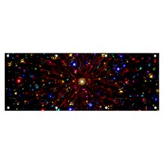 Abstract Background Stars Star Galaxy Wallpaper Banner And Sign 8  X 3  by Wegoenart