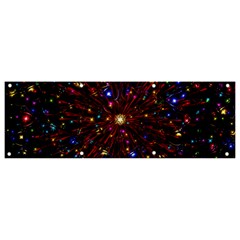 Abstract Background Stars Star Galaxy Wallpaper Banner And Sign 9  X 3  by Wegoenart