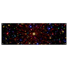 Abstract Background Stars Star Galaxy Wallpaper Banner And Sign 12  X 4  by Wegoenart