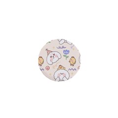 Chicken Dog Flower Sun Pattern 1  Mini Magnets by Sudhe