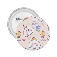 Chicken Dog Flower Sun Pattern 2 25  Buttons by Sudhe