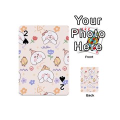 Chicken Dog Flower Sun Pattern Playing Cards 54 Designs (mini)