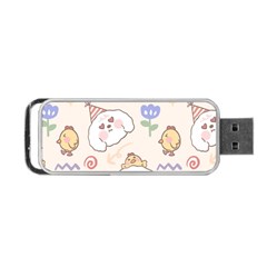 Chicken Dog Flower Sun Pattern Portable Usb Flash (one Side) by Sudhe