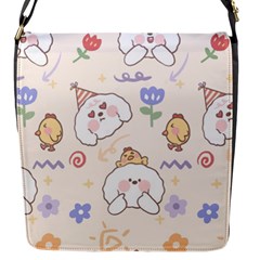 Chicken Dog Flower Sun Pattern Flap Closure Messenger Bag (s) by Sudhe