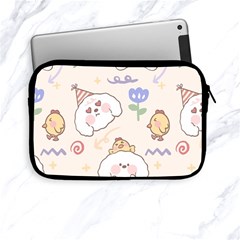 Chicken Dog Flower Sun Pattern Apple Ipad Mini Zipper Cases by Sudhe