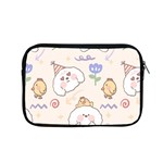 Chicken Dog Flower Sun Pattern Apple MacBook Pro 15  Zipper Case Front