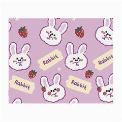 Illustration Rabbit Cartoon Background Pattern Small Glasses Cloth by Sudhe