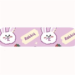 Illustration Rabbit Cartoon Background Pattern Large Bar Mats by Sudhe