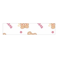 Illustrations Bear Cartoon Background Pattern Velvet Scrunchie by Sudhe