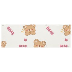 Illustrations Bear Cartoon Background Pattern Banner And Sign 9  X 3 