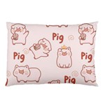 Pig Cartoon Background Pattern Pillow Case 26.62 x18.9  Pillow Case