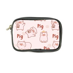 Pig Cartoon Background Pattern Coin Purse by Sudhe