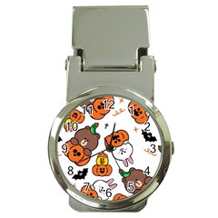 Illustration Pumpkin Bear Bat Bunny Chicken Money Clip Watches by Sudhe