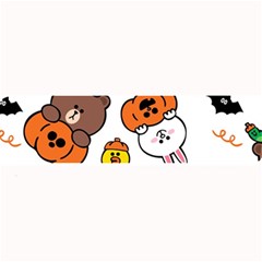 Illustration Pumpkin Bear Bat Bunny Chicken Large Bar Mats by Sudhe