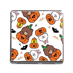 Illustration Pumpkin Bear Bat Bunny Chicken Memory Card Reader (square 5 Slot) by Sudhe