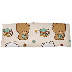 Illustration Bear Cartoon Background Pattern Body Pillow Case Dakimakura (two Sides) by Sudhe