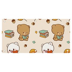 Illustration Bear Cartoon Background Pattern Banner And Sign 6  X 3  by Sudhe