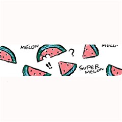 Illustration Watermelon Fruit Sweet Slicee Large Bar Mats by Sudhe