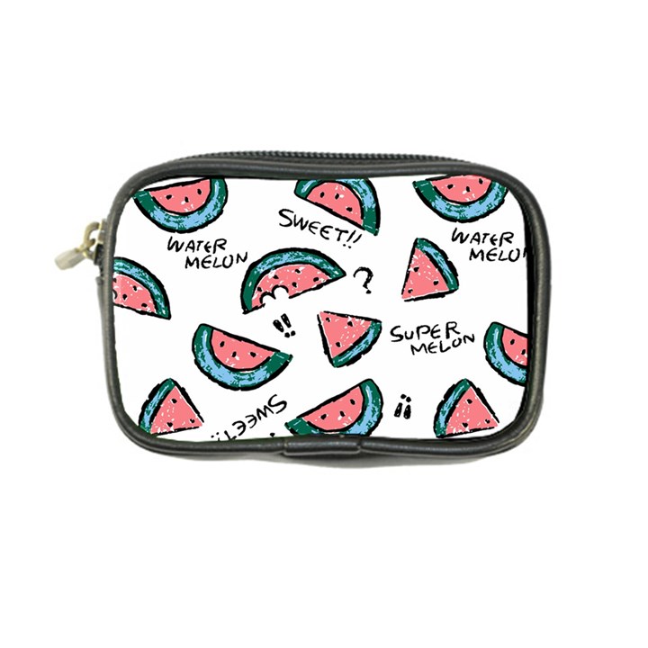 Illustration Watermelon Fruit Sweet Slicee Coin Purse