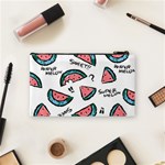 Illustration Watermelon Fruit Sweet Slicee Cosmetic Bag (Small) Back