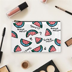 Illustration Watermelon Fruit Sweet Slicee Cosmetic Bag (medium) by Sudhe