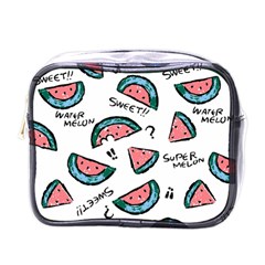 Illustration Watermelon Fruit Sweet Slicee Mini Toiletries Bag (one Side) by Sudhe