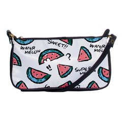 Illustration Watermelon Fruit Sweet Slicee Shoulder Clutch Bag