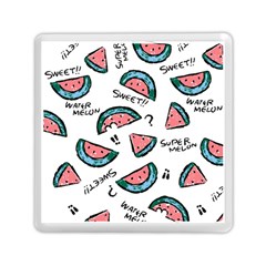 Illustration Watermelon Fruit Sweet Slicee Memory Card Reader (square) by Sudhe