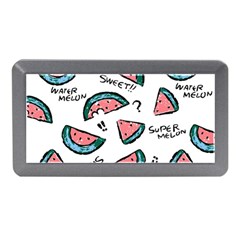 Illustration Watermelon Fruit Sweet Slicee Memory Card Reader (mini) by Sudhe