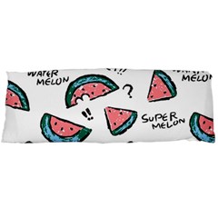 Illustration Watermelon Fruit Sweet Slicee Body Pillow Case (dakimakura) by Sudhe