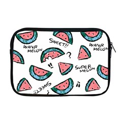 Illustration Watermelon Fruit Sweet Slicee Apple Macbook Pro 17  Zipper Case by Sudhe