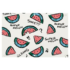 Illustration Watermelon Fruit Sweet Slicee Banner And Sign 6  X 4 