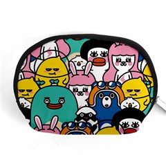 Illustration Animals Cartoon Background Pattern Accessory Pouch (medium) by Sudhe