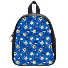 Illustration Duck Cartoon Background School Bag (small) by Sudhe