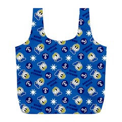 Illustration Duck Cartoon Background Full Print Recycle Bag (l) by Sudhe