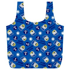 Illustration Duck Cartoon Background Full Print Recycle Bag (xxl) by Sudhe