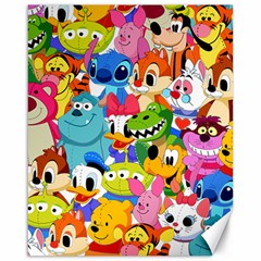 Illustration Cartoon Character Animal Cute Canvas 16  X 20  by Sudhe