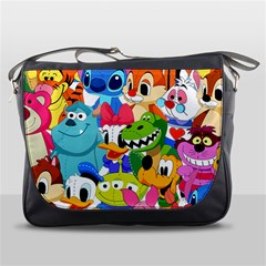 Illustration Cartoon Character Animal Cute Messenger Bag by Sudhe