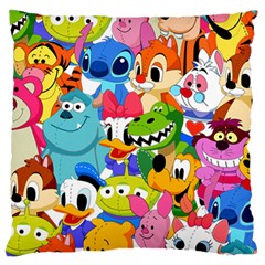 Illustration Cartoon Character Animal Cute Standard Flano Cushion Case (one Side) by Sudhe