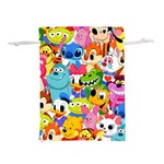 Illustration Cartoon Character Animal Cute Lightweight Drawstring Pouch (L) Front