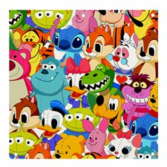 Illustration Cartoon Character Animal Cute Banner And Sign 4  X 4  by Sudhe