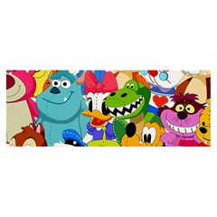 Illustration Cartoon Character Animal Cute Banner And Sign 8  X 3 