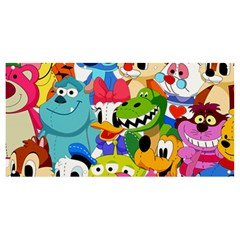 Illustration Cartoon Character Animal Cute Banner And Sign 8  X 4 