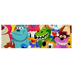 Illustration Cartoon Character Animal Cute Banner And Sign 9  X 3 