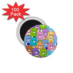 Care Bears Bear Background Cartoon 1 75  Magnets (100 Pack)  by Sudhe