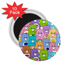 Care Bears Bear Background Cartoon 2 25  Magnets (10 Pack)  by Sudhe