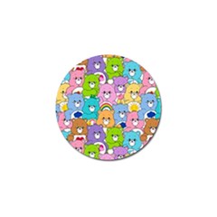 Care Bears Bear Background Cartoon Golf Ball Marker by Sudhe