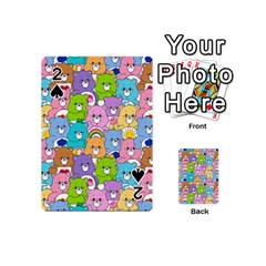 Care Bears Bear Background Cartoon Playing Cards 54 Designs (mini)