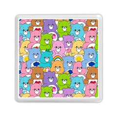 Care Bears Bear Background Cartoon Memory Card Reader (square) by Sudhe