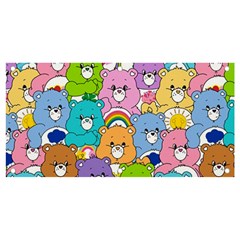 Care Bears Bear Background Cartoon Banner And Sign 4  X 2 